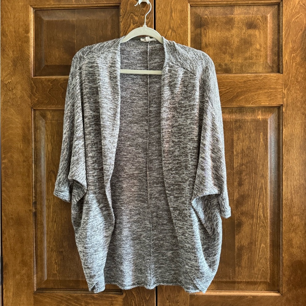 Rolla Coster Sage Green/White Long Length Cardigan - Women's Size Medium